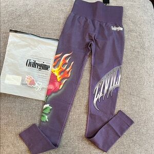 NWT Brushed Kelly Seamless Legging Dark Purple